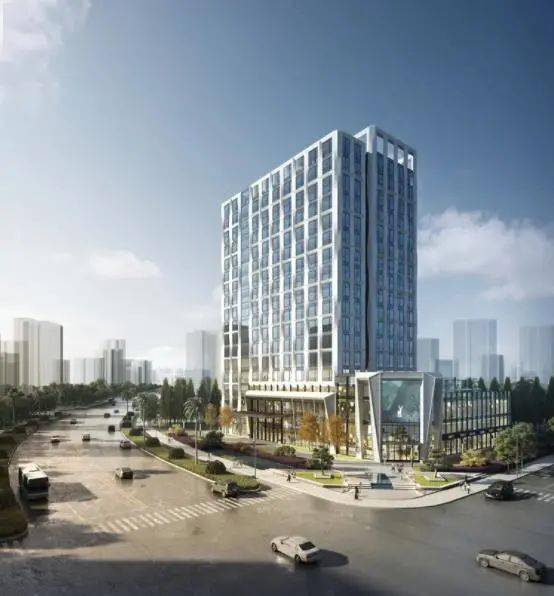 濱海新城17層精品酒店封頂,系恒宇集團(tuán)開發(fā)